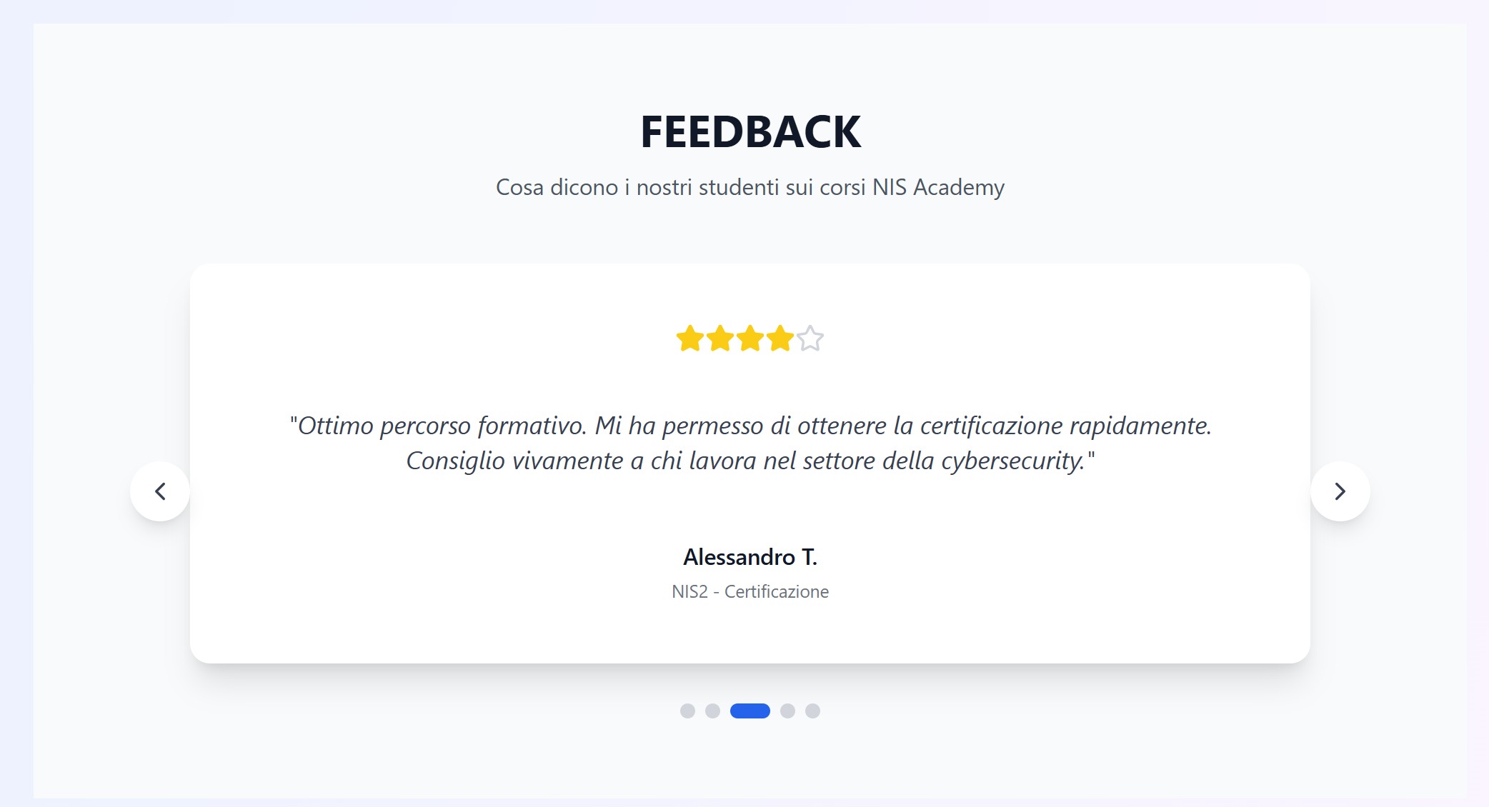 Feedback 3 del corso