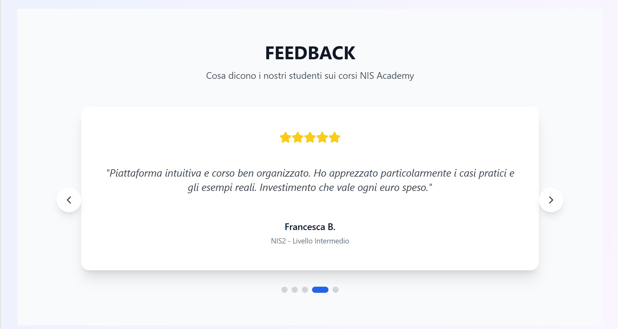 Feedback 4 del corso